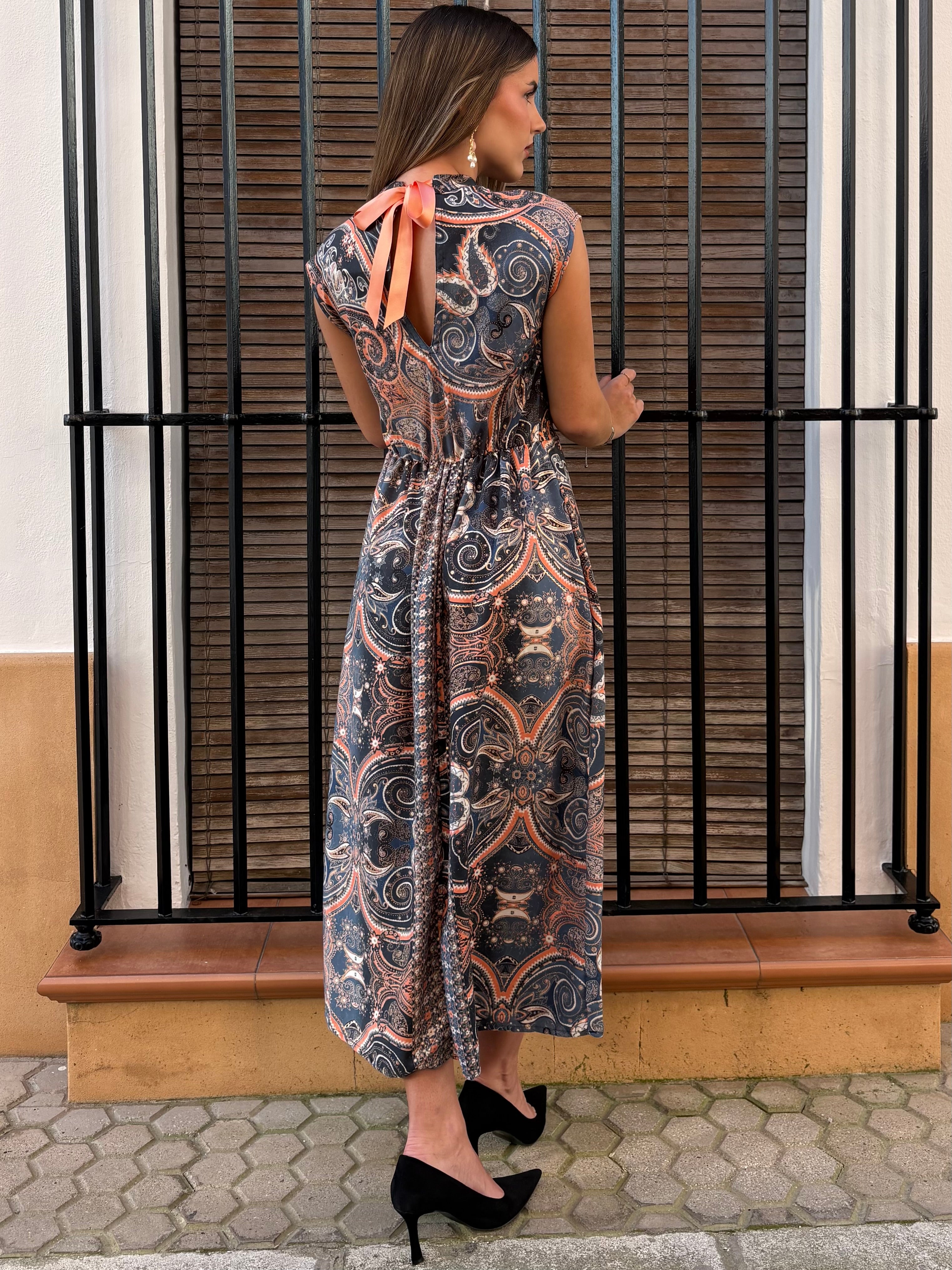 Vestido Atenea gris