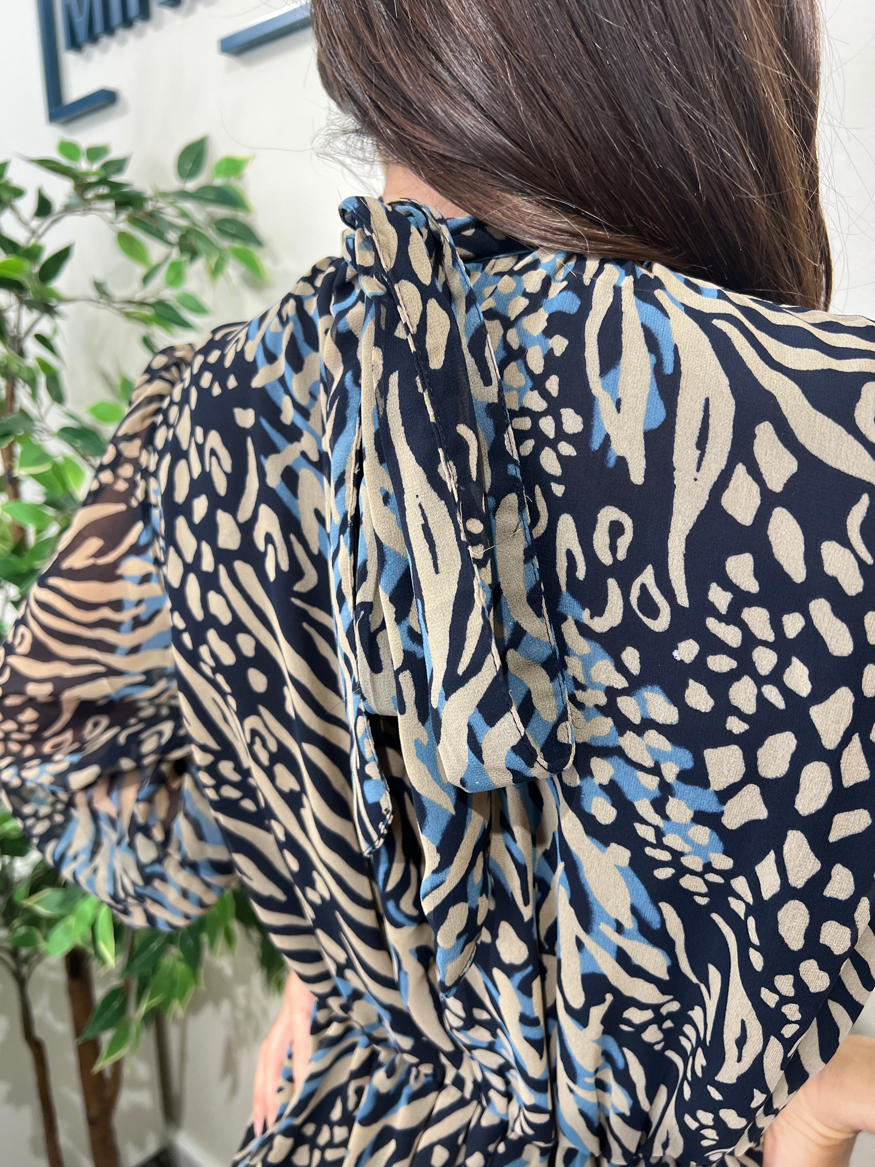 Vestido Casiopea azul