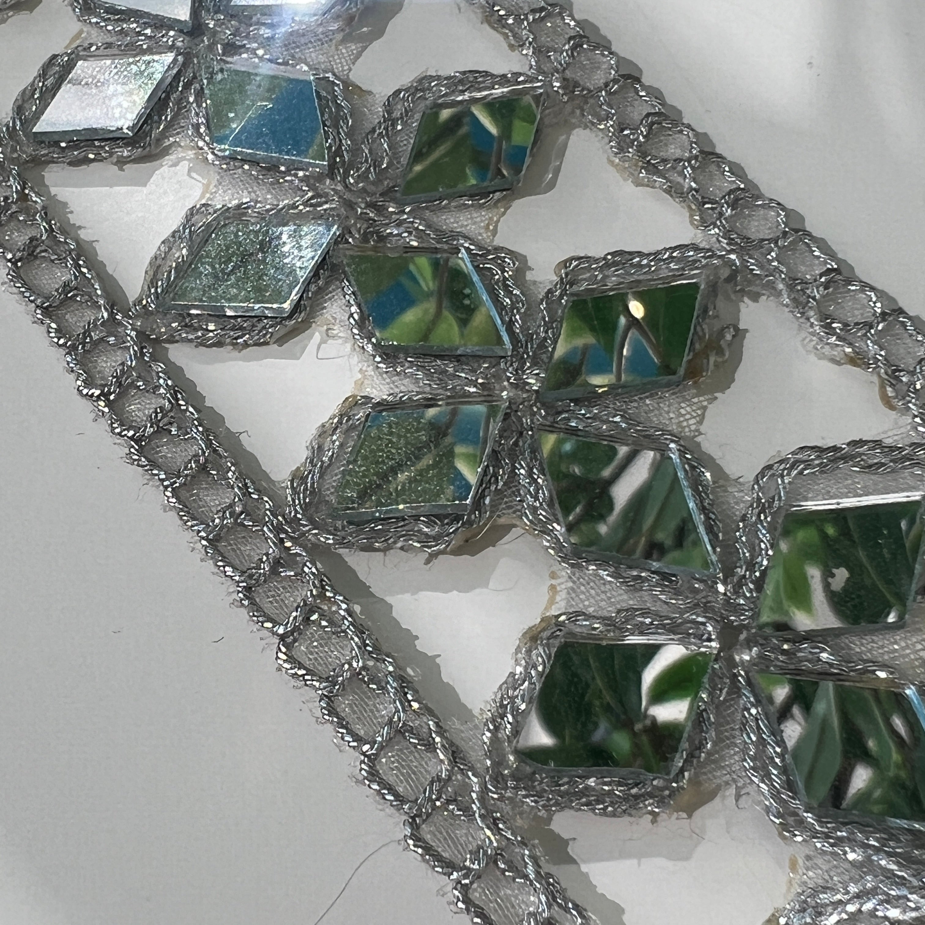 Pulsera cristales plateada