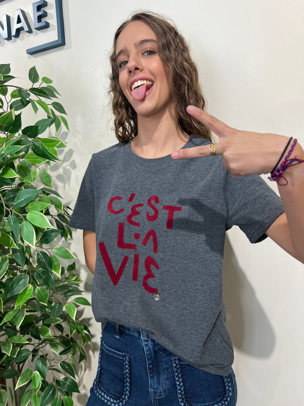Camiseta Cest la vie