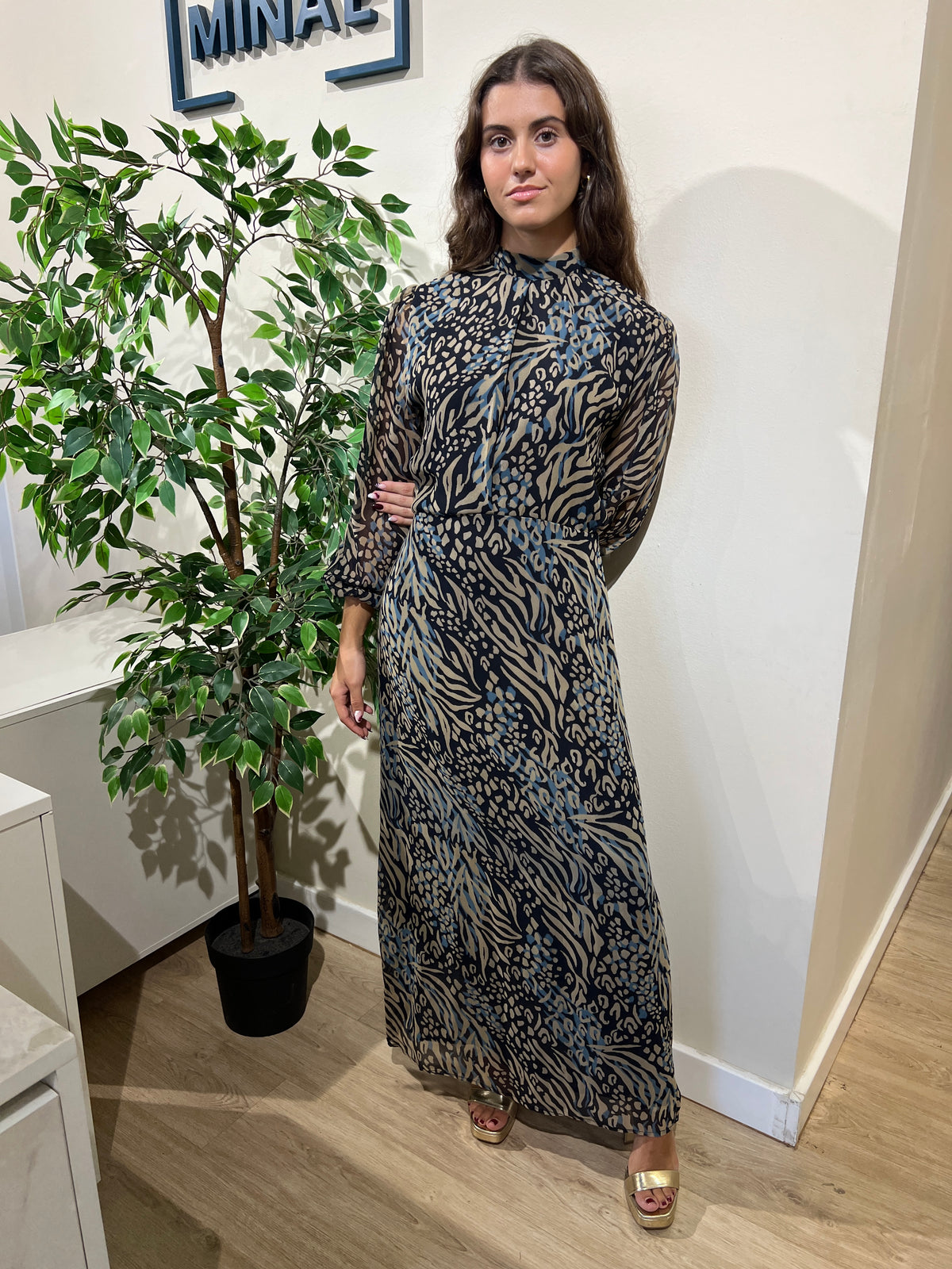 Vestido Casiopea azul
