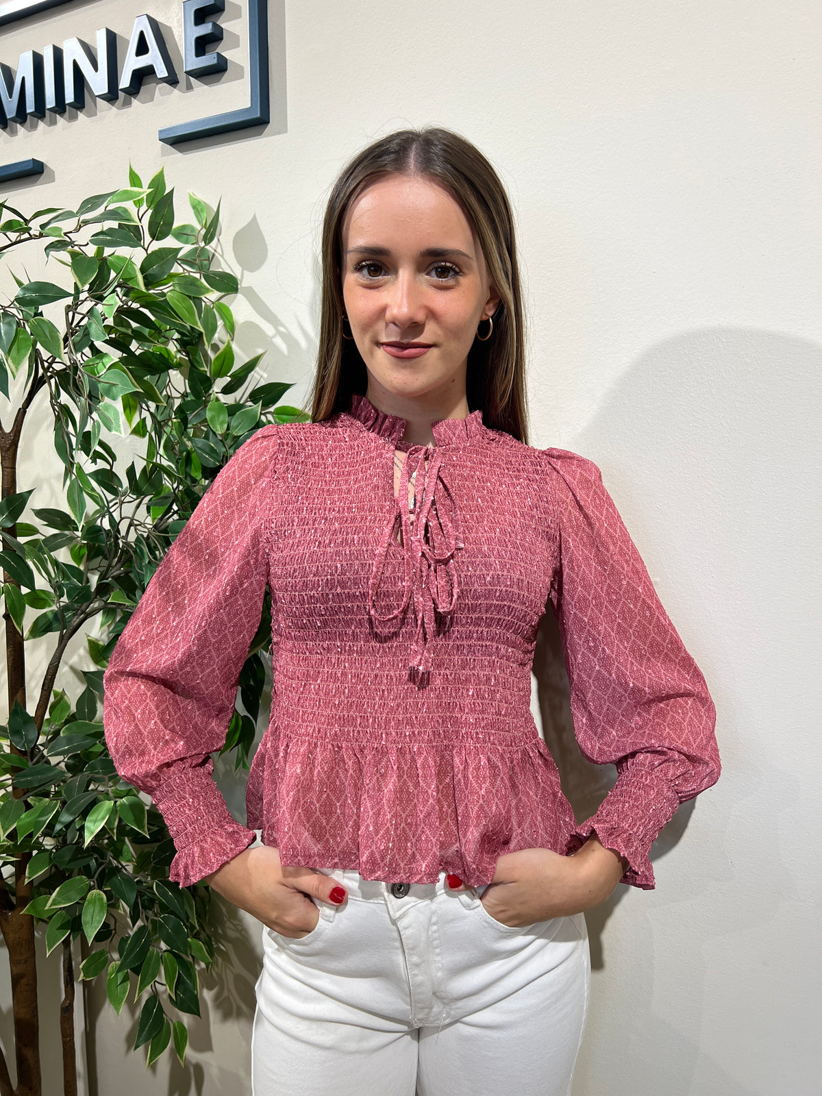 Blusa Marta rosa