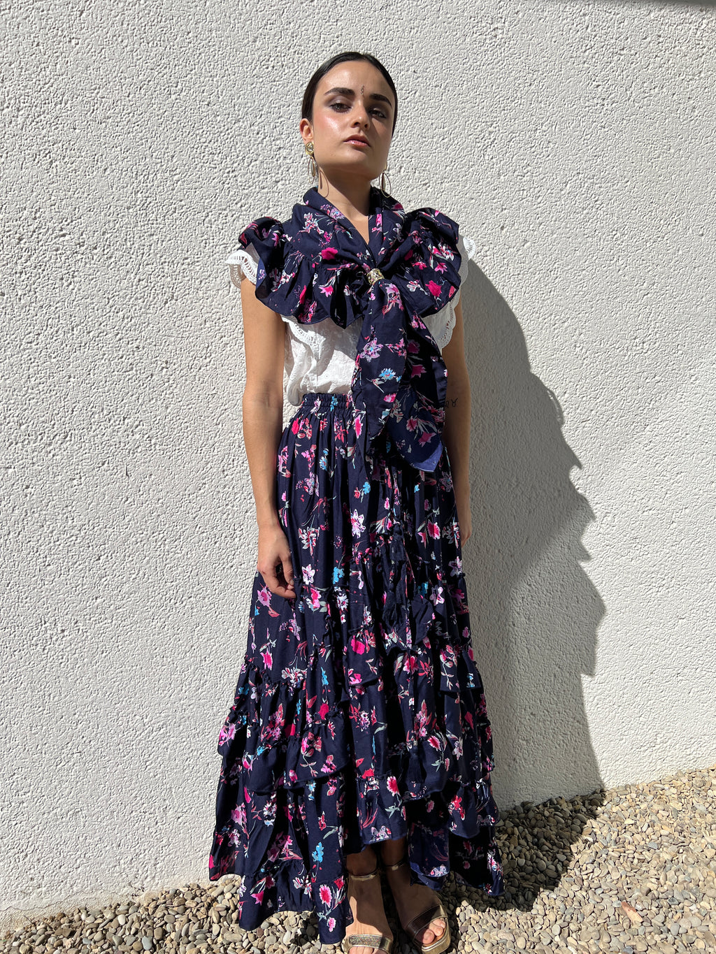 Conjunto Rocío azul marino