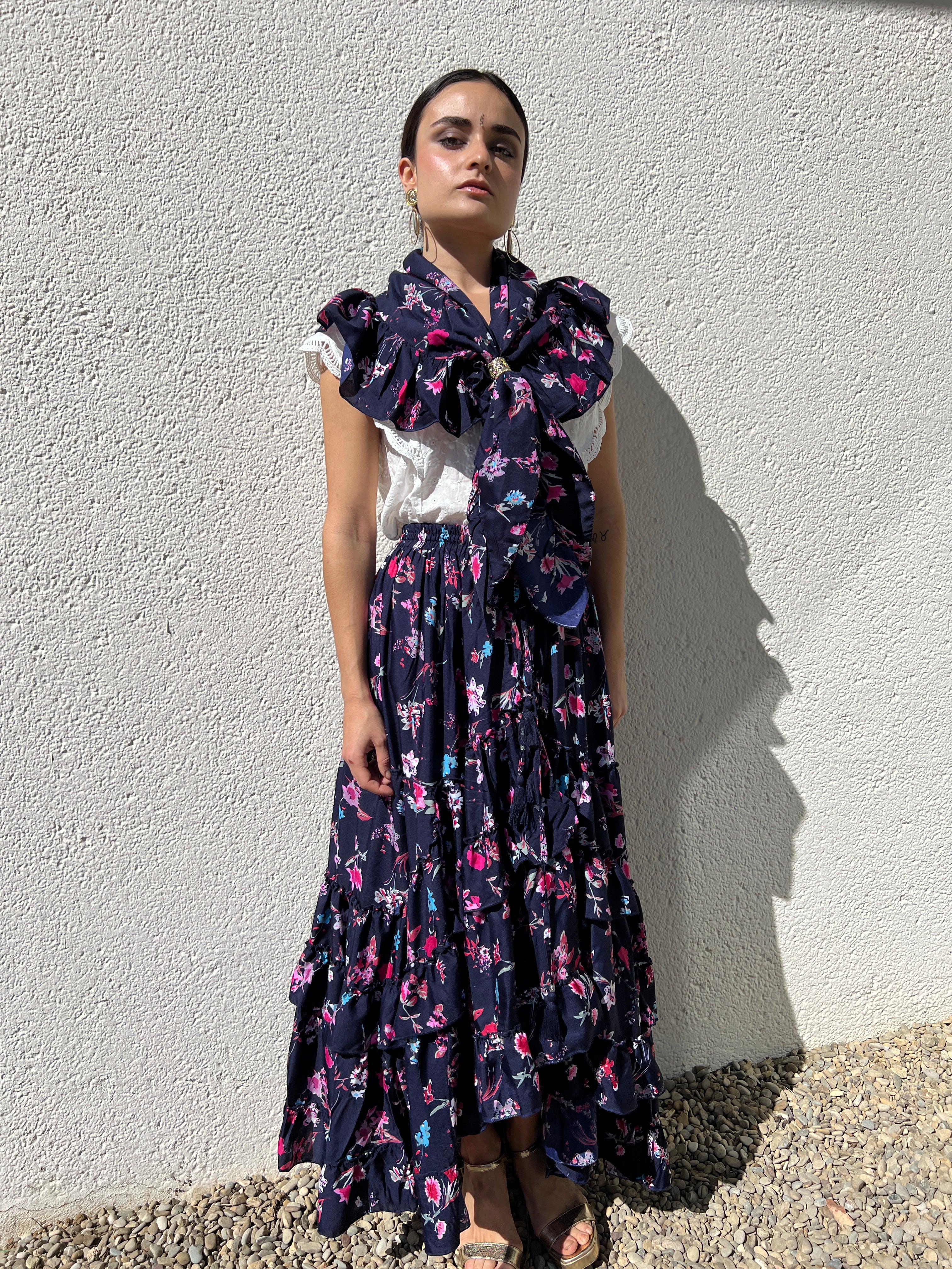 Conjunto Rocío azul marino