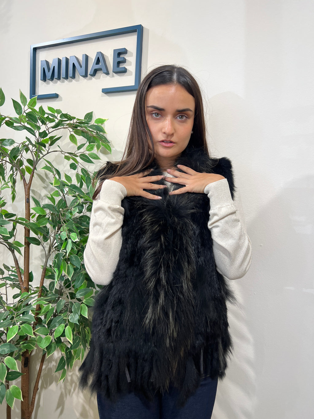 Chaleco Carmela negro