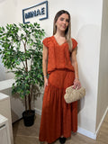 Conjunto Lucrecia teja