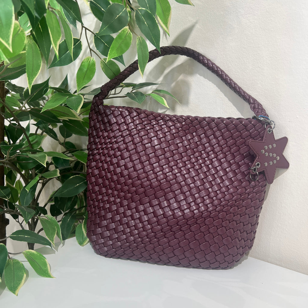 Bolso Poppy granate