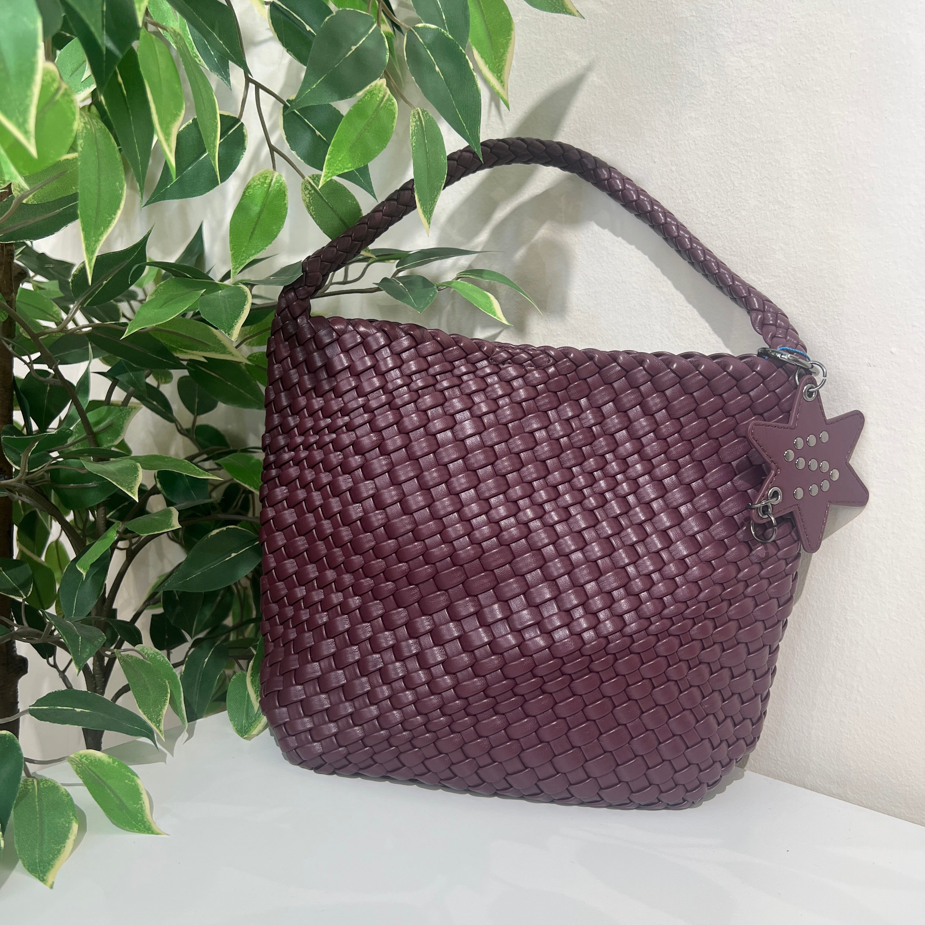 Bolso Poppy granate