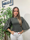 Blusa Camila caqui