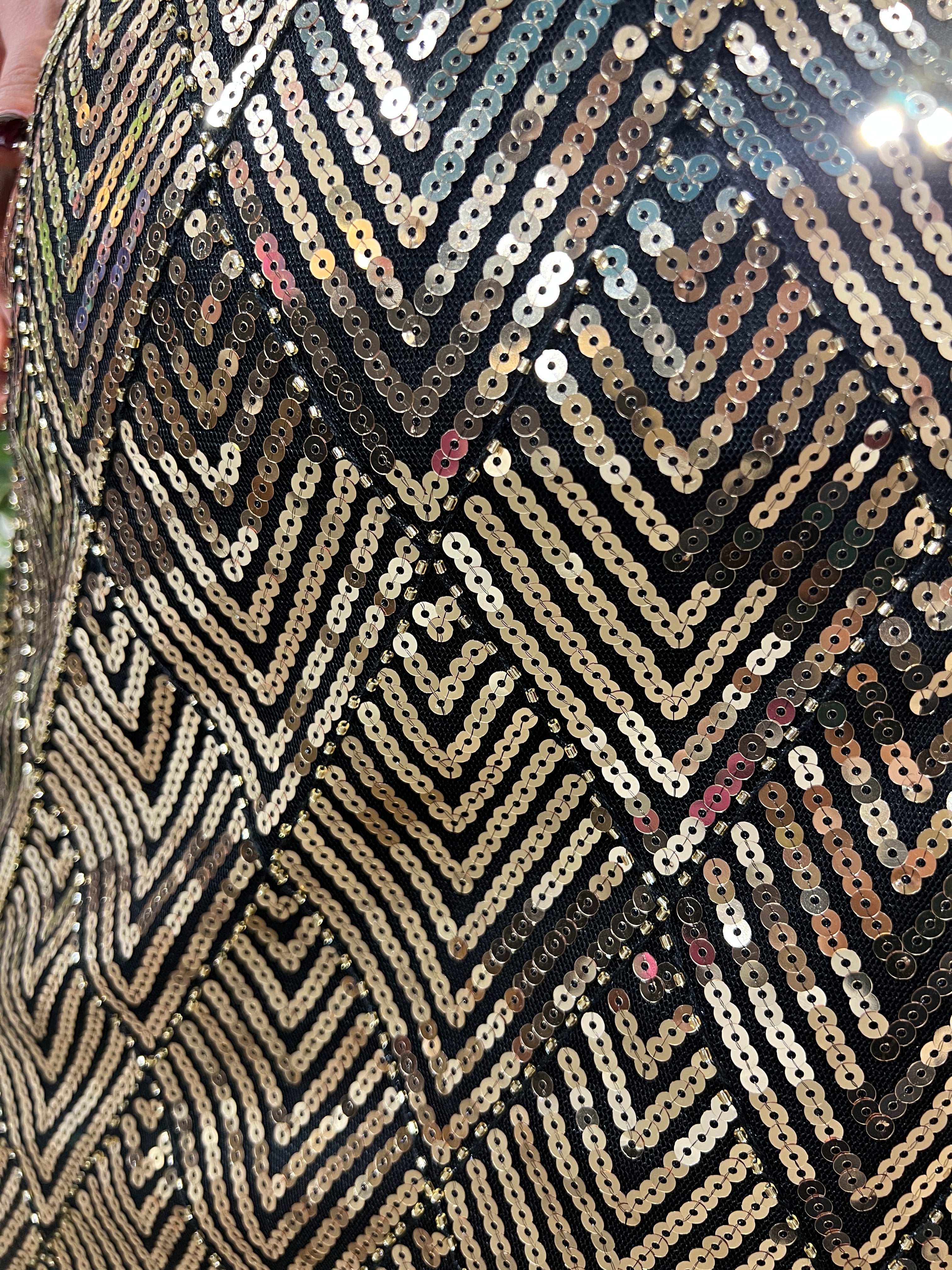 Falda lentejuelas dorada