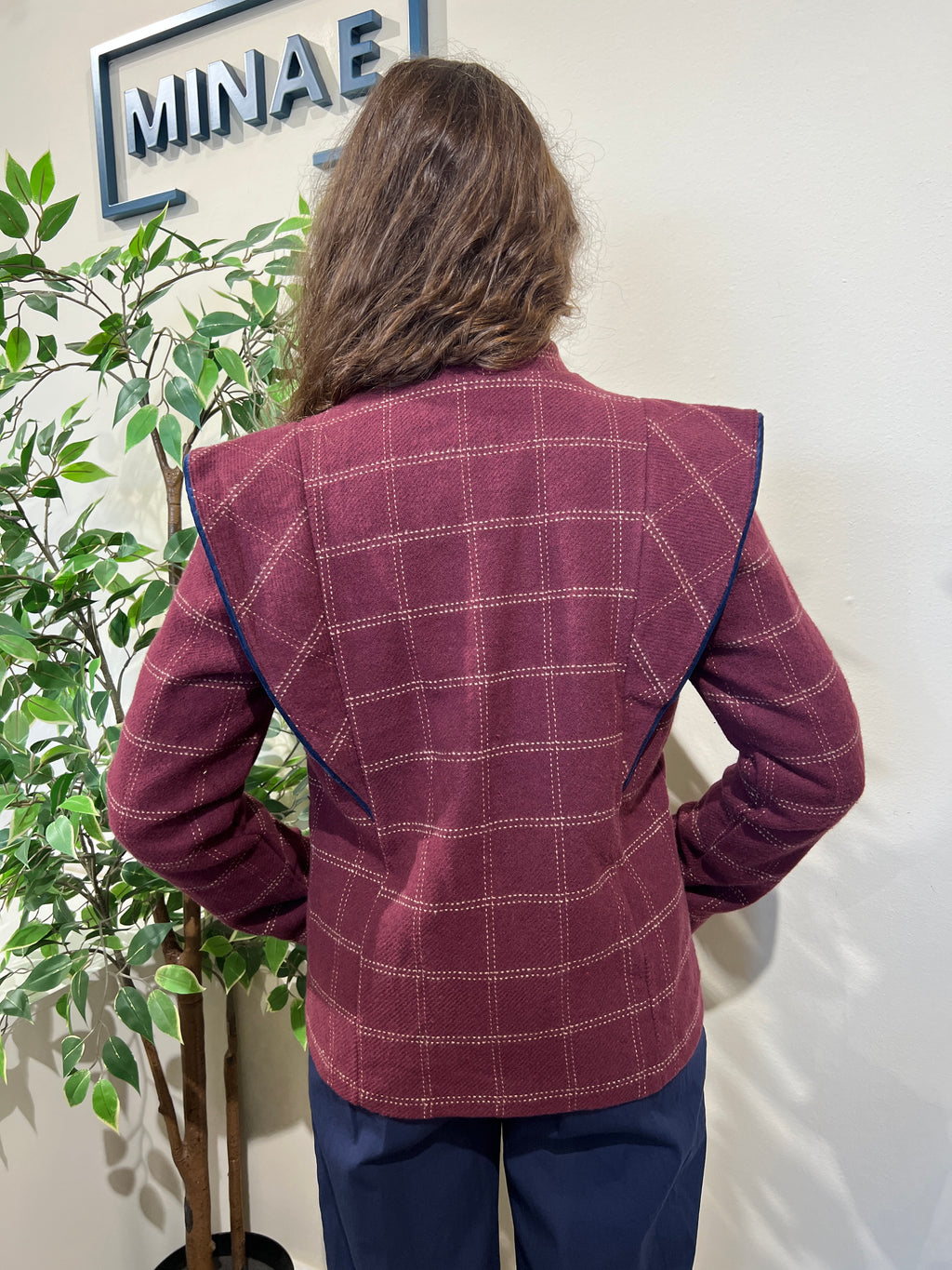 Chaqueta Beatriz granate