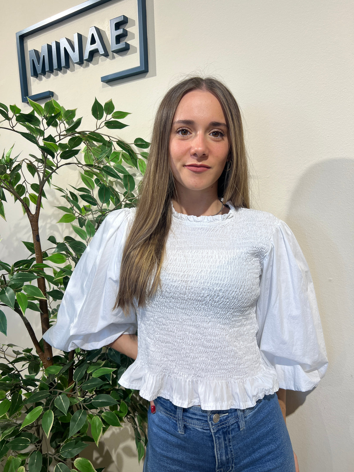 Blusa Camila blanca