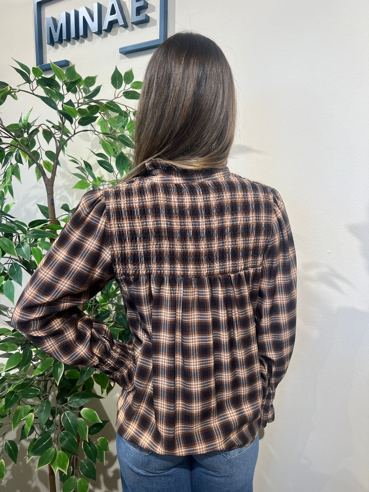 Blusa Katie marrón