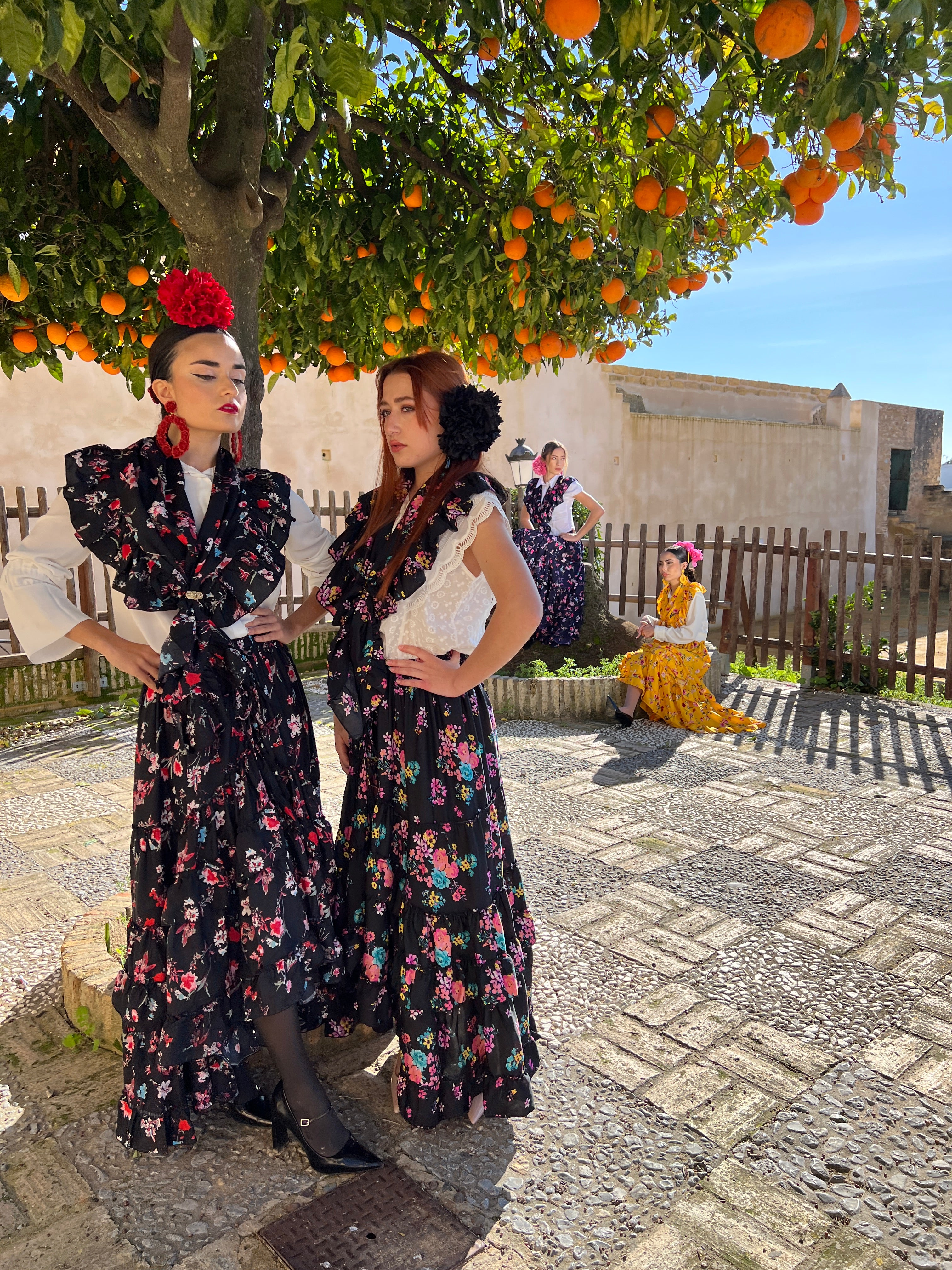 Conjunto Rocío negro con rosa