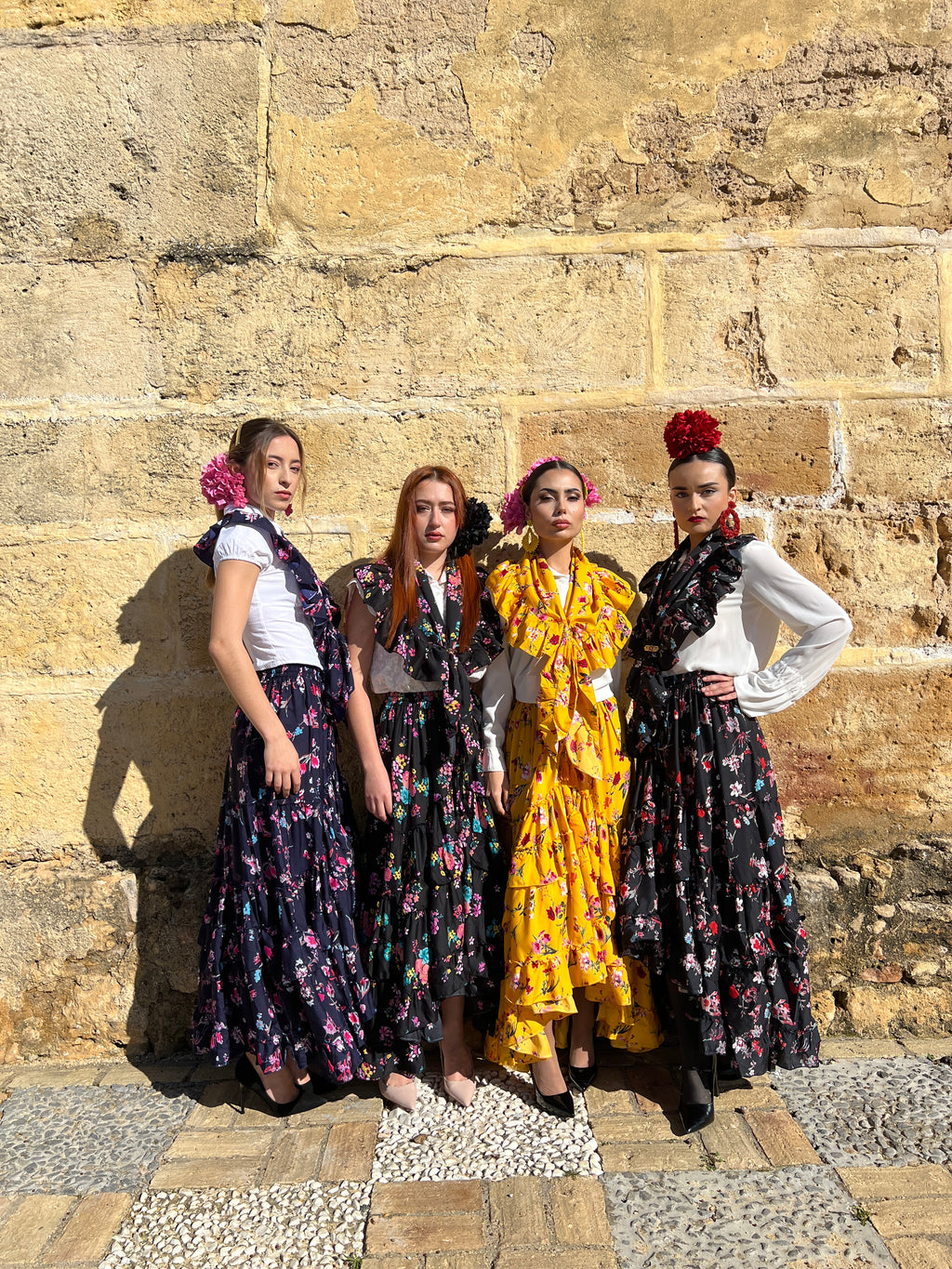 Conjunto Rocío negro con rosa