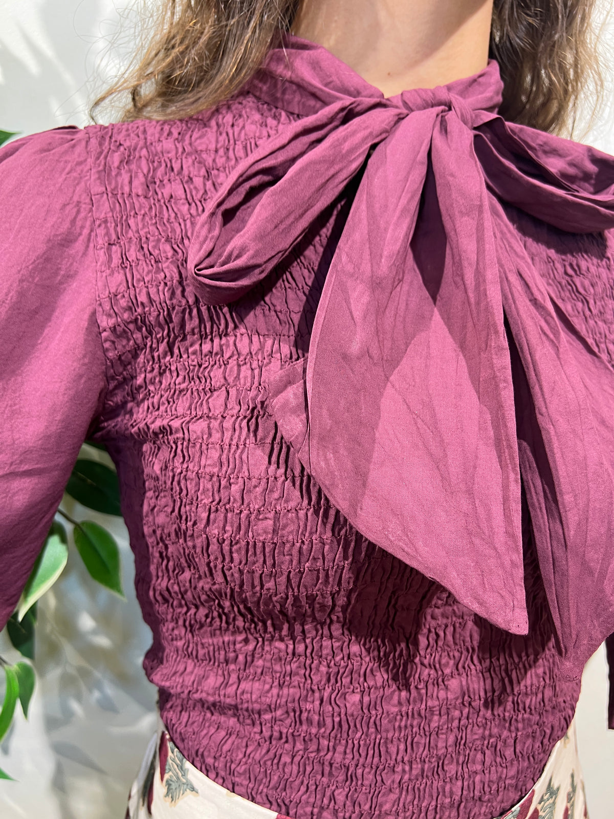 Blusa Cloe berenjena