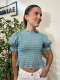 Camiseta Meris celeste