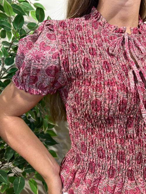 Blusa Paula rosa