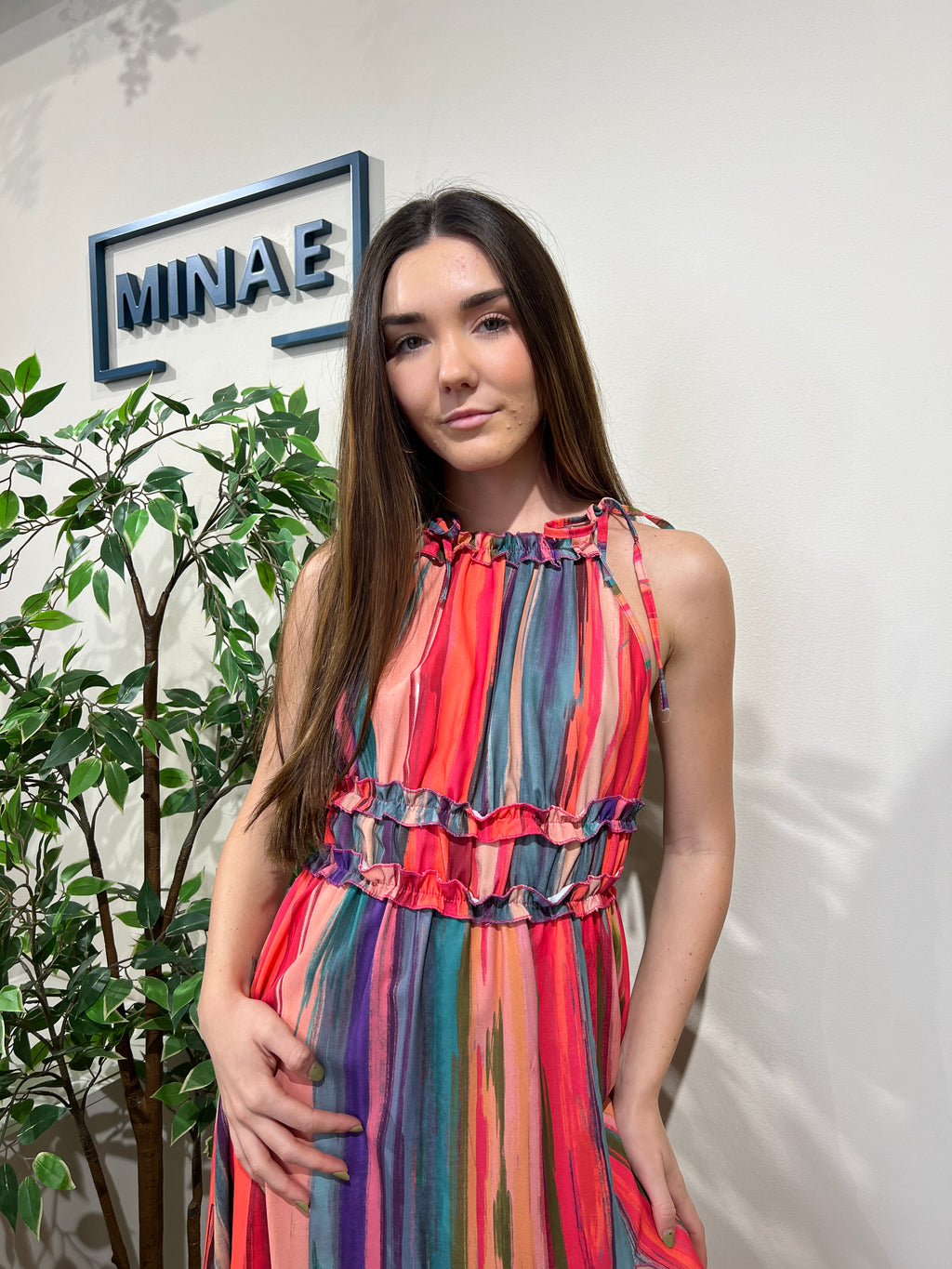 Vestido rayas de colores