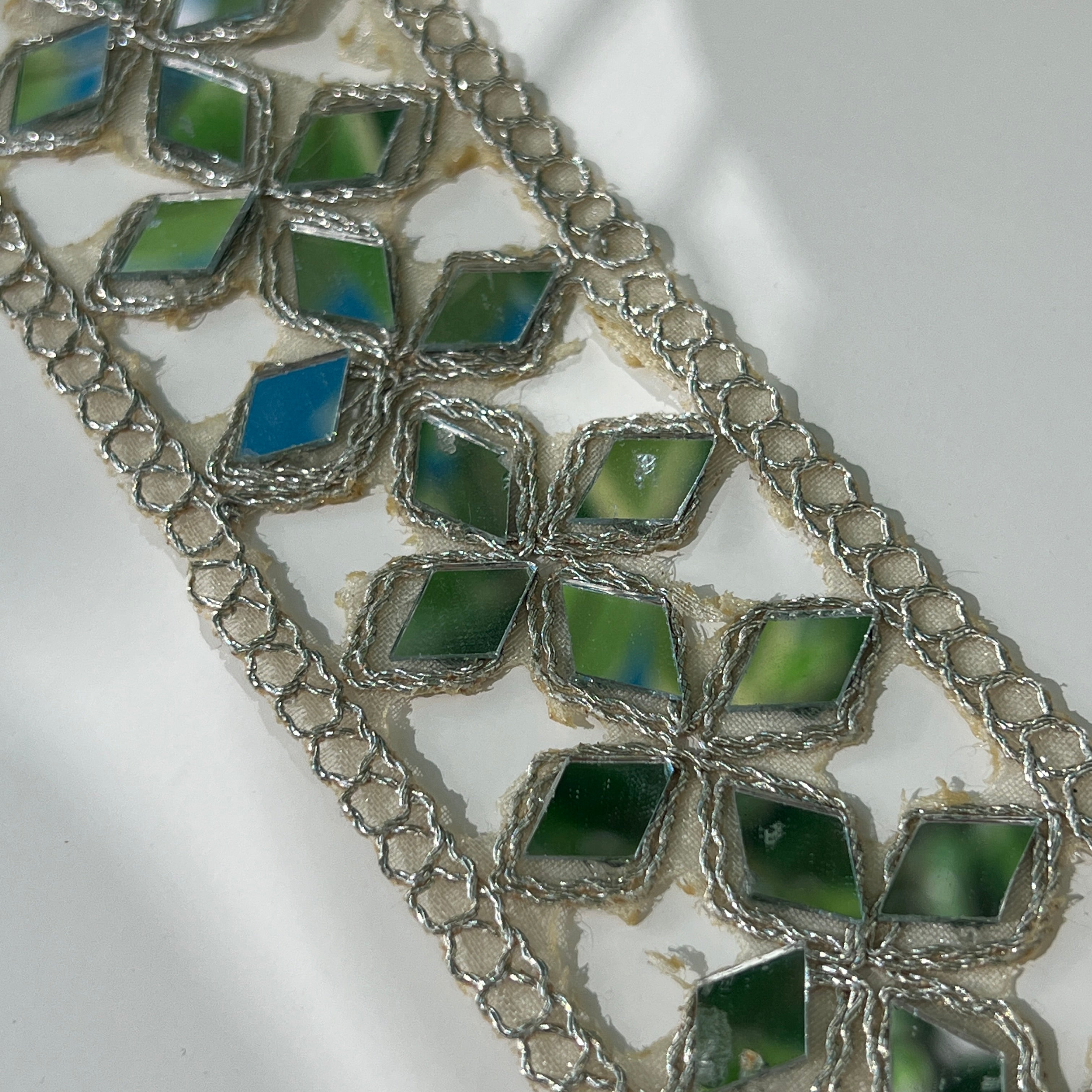 Pulsera cristales dorada