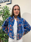 Chaqueta reversible Priyanka azul