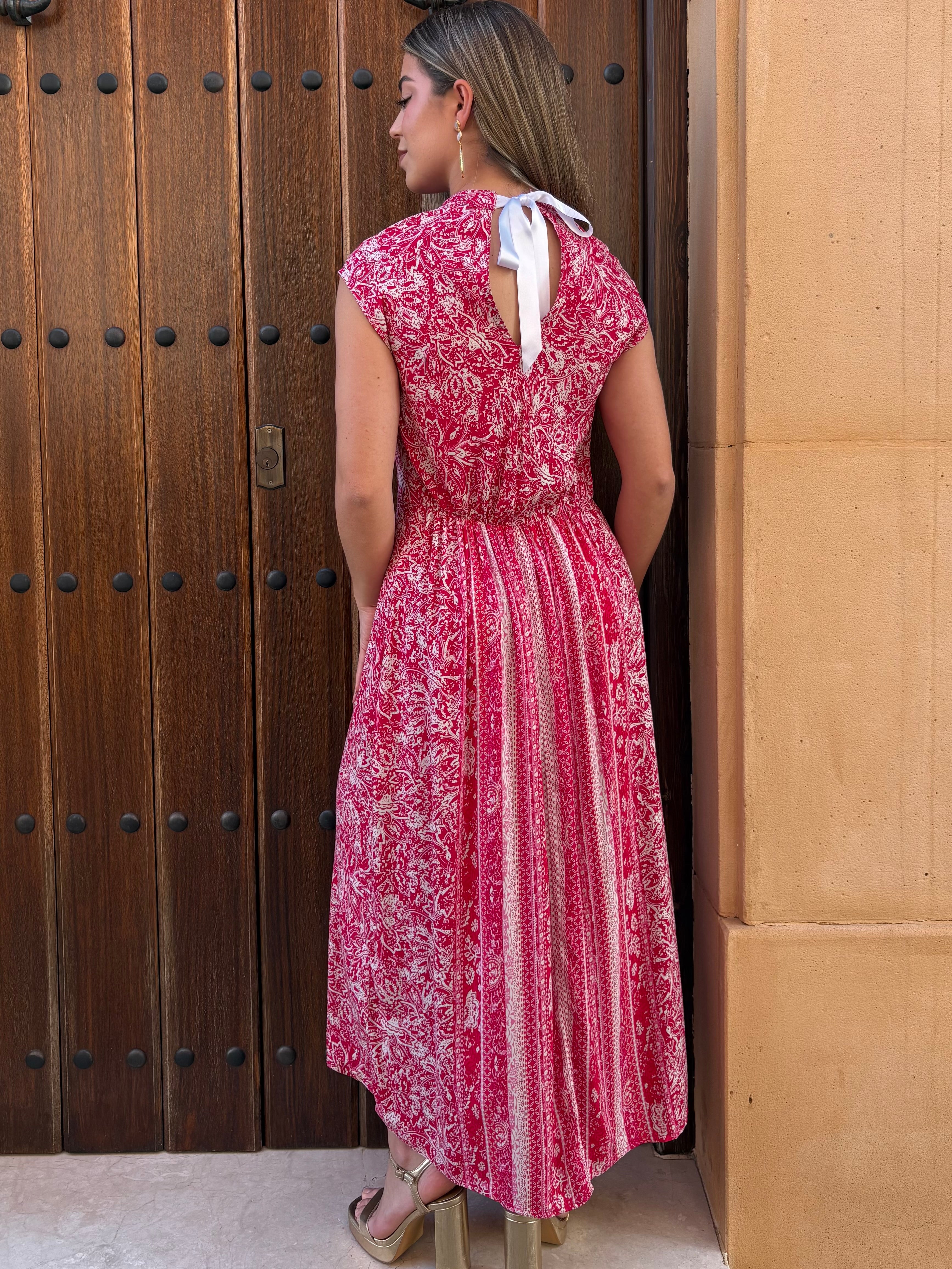 Vestido Atenea rosa