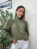 Blusa algodón verde