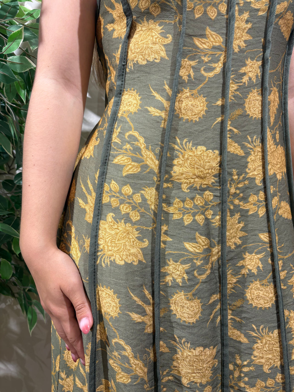 Vestido Anne caqui