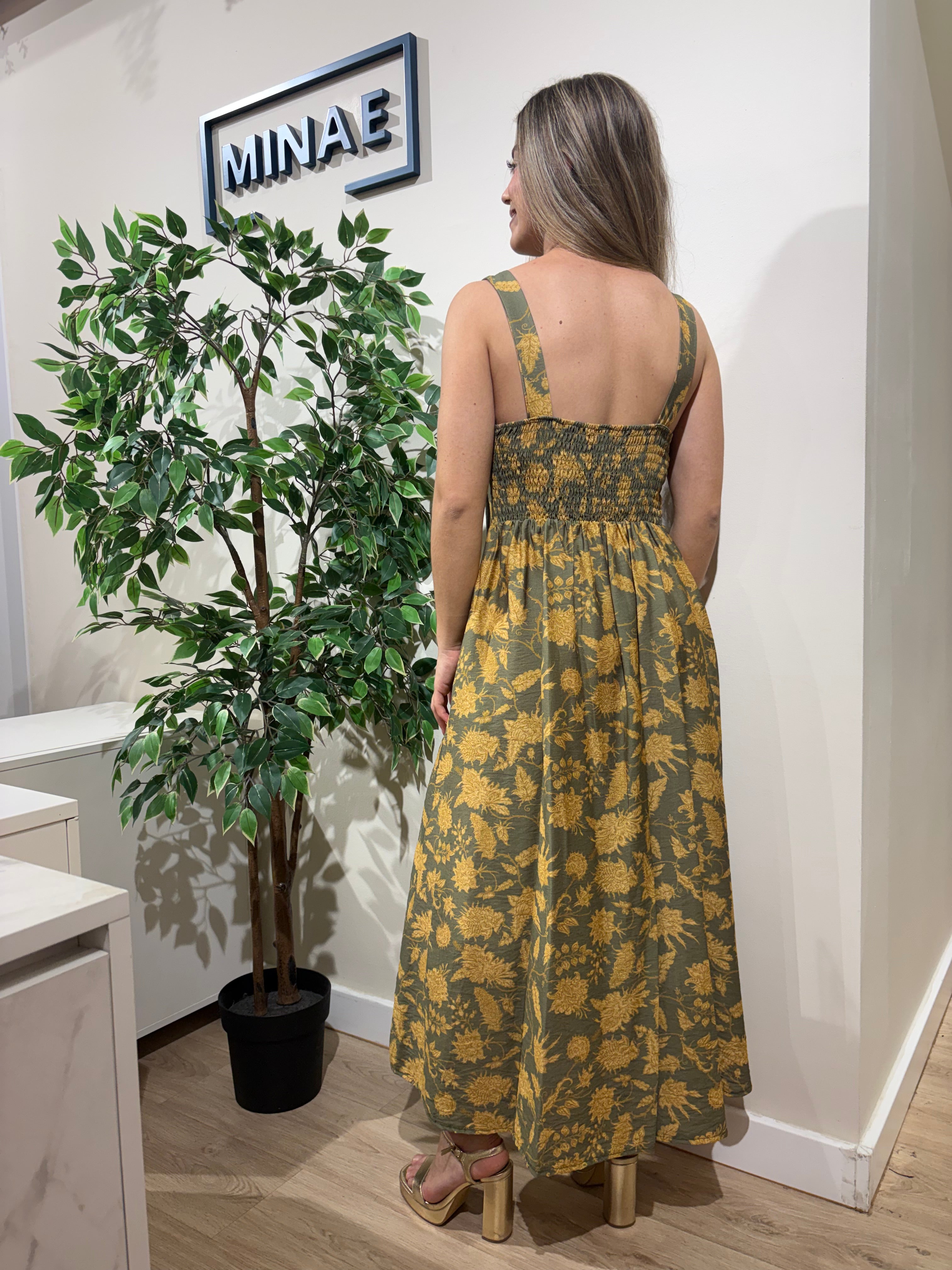 Vestido Anne caqui