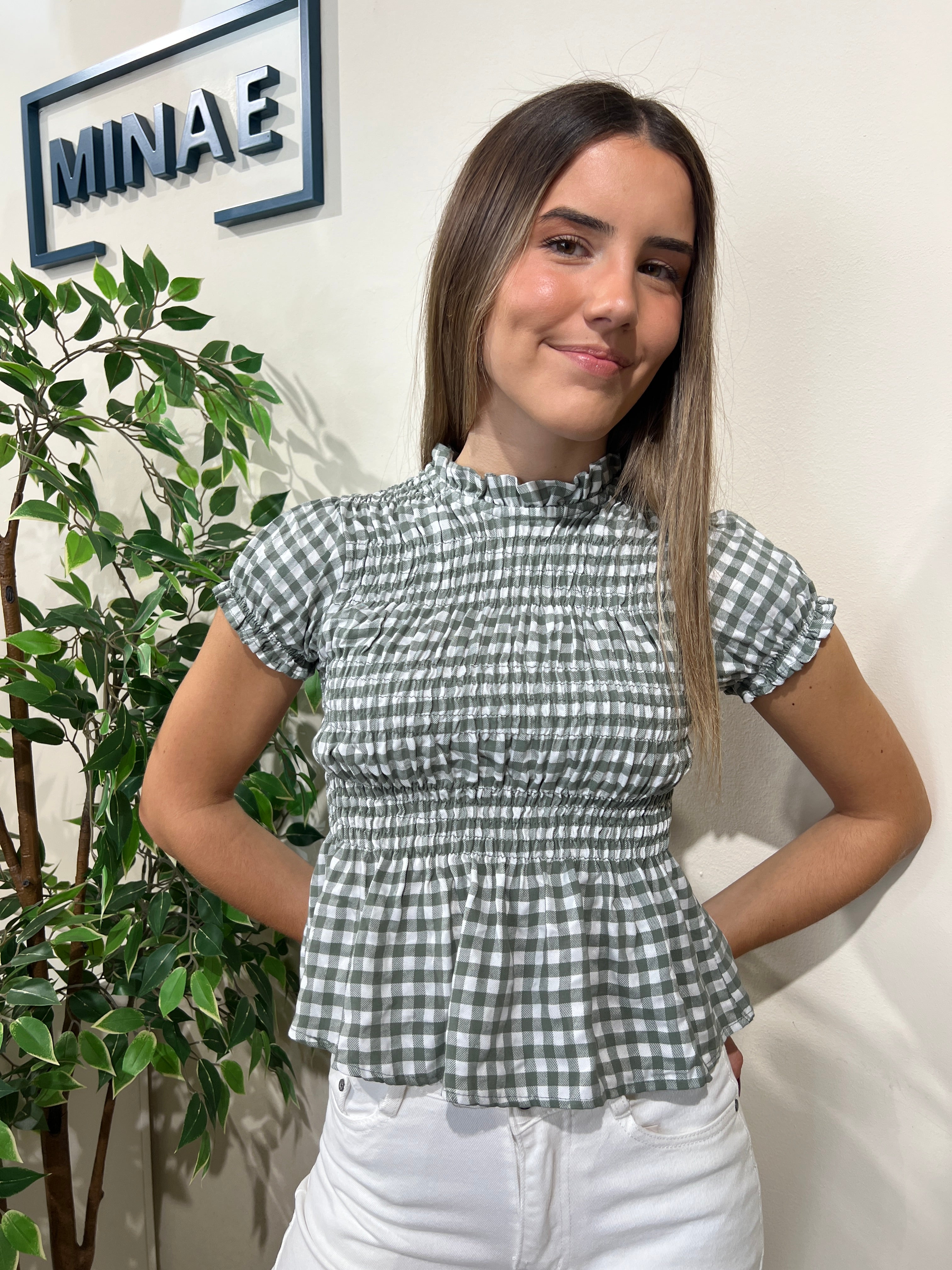 Blusa Aroa verde
