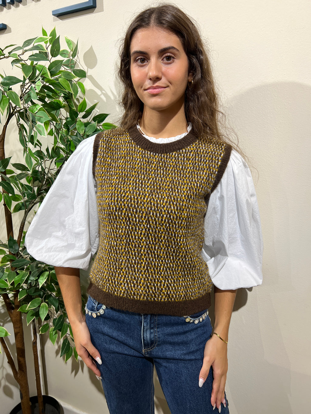 Chaleco Zoe marrón