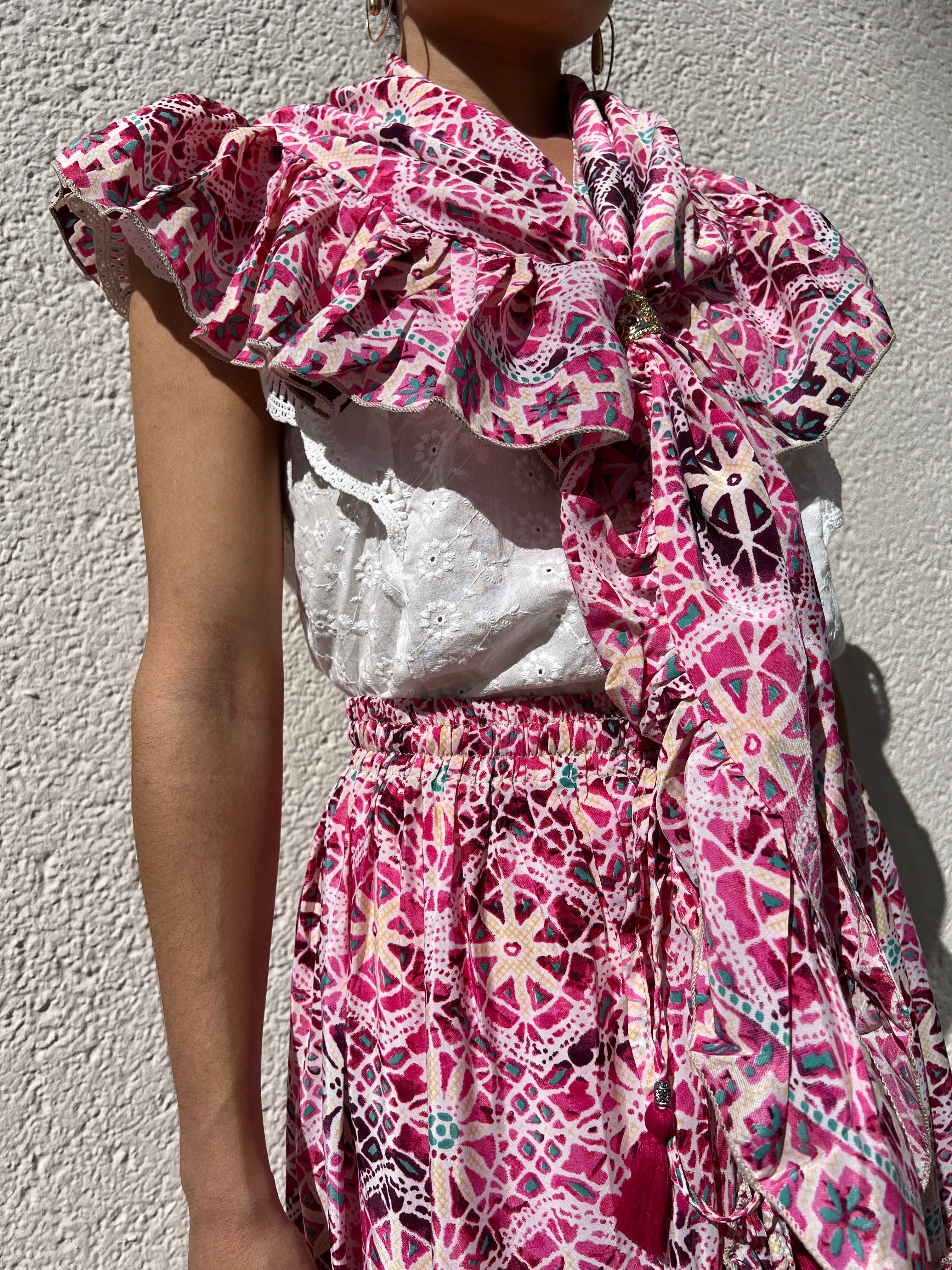 Conjunto Rocío rosa