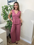 Conjunto 2 piezas rosa