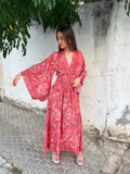 Litta coral dress
