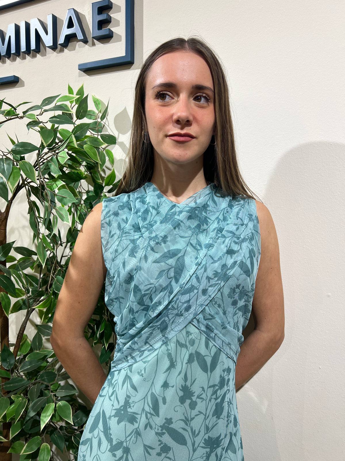 Vestido Julia celeste