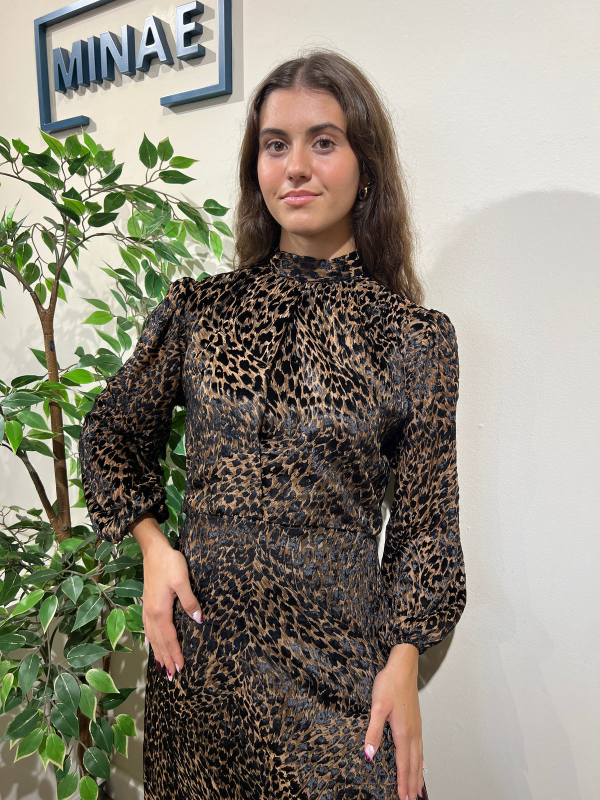 Vestido Casiopea leopardo
