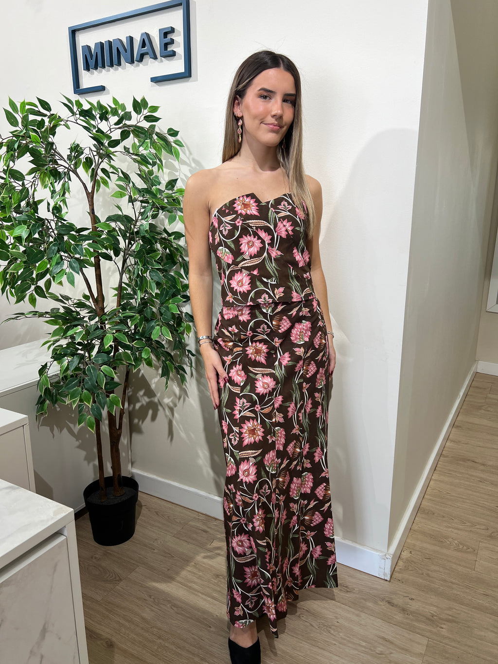 Conjunto Mónica marrón