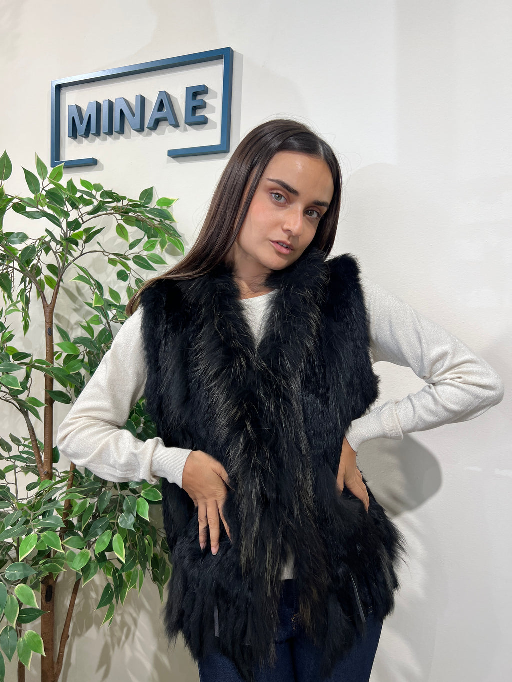 Chaleco Carmela negro