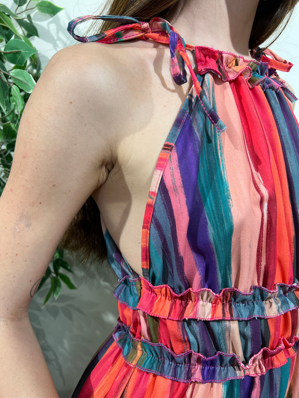 Vestido rayas de colores