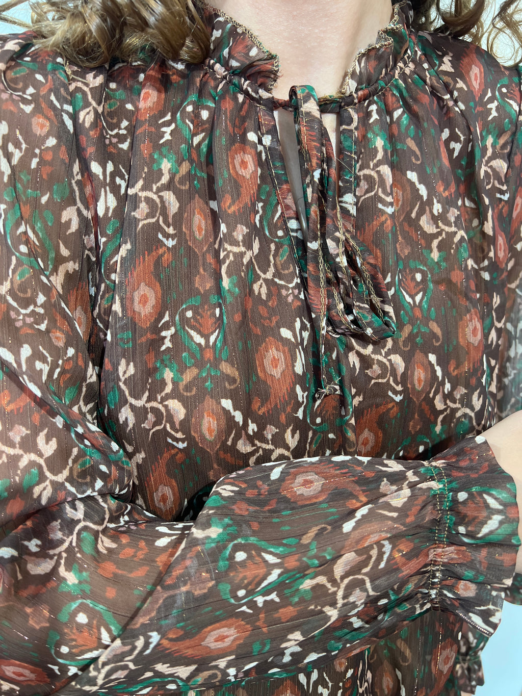 Blusa Rosalie marrón