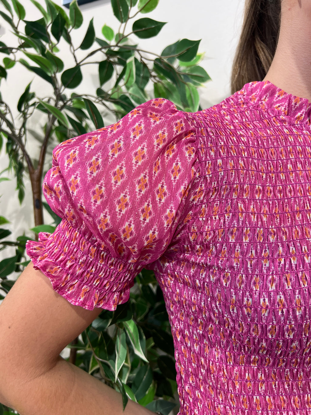 Camiseta Meris fucsia