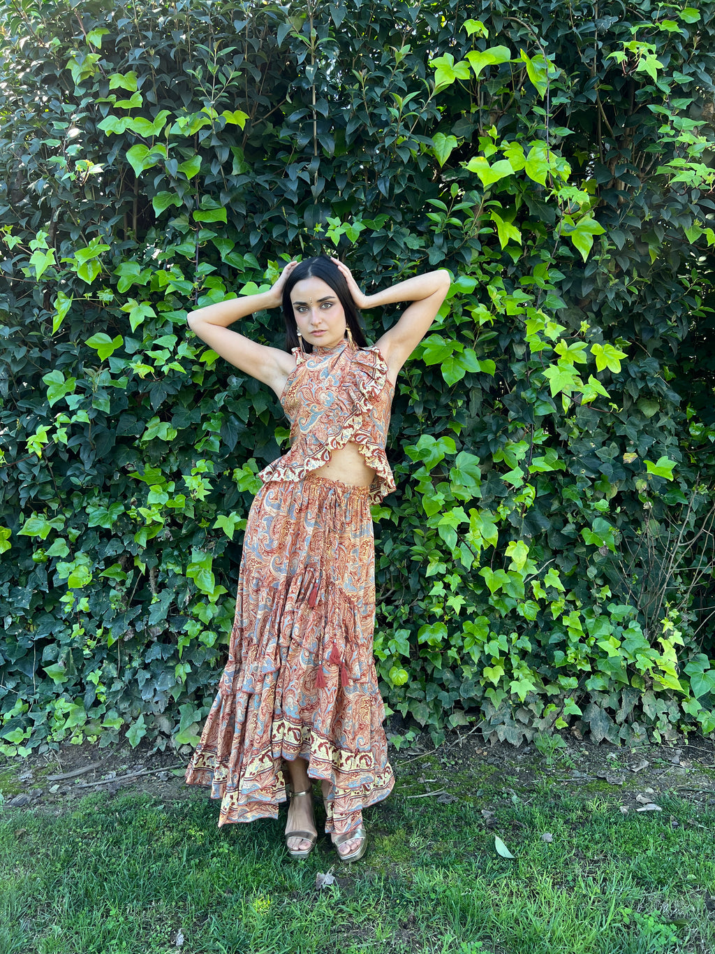 Conjunto Rocío marrón