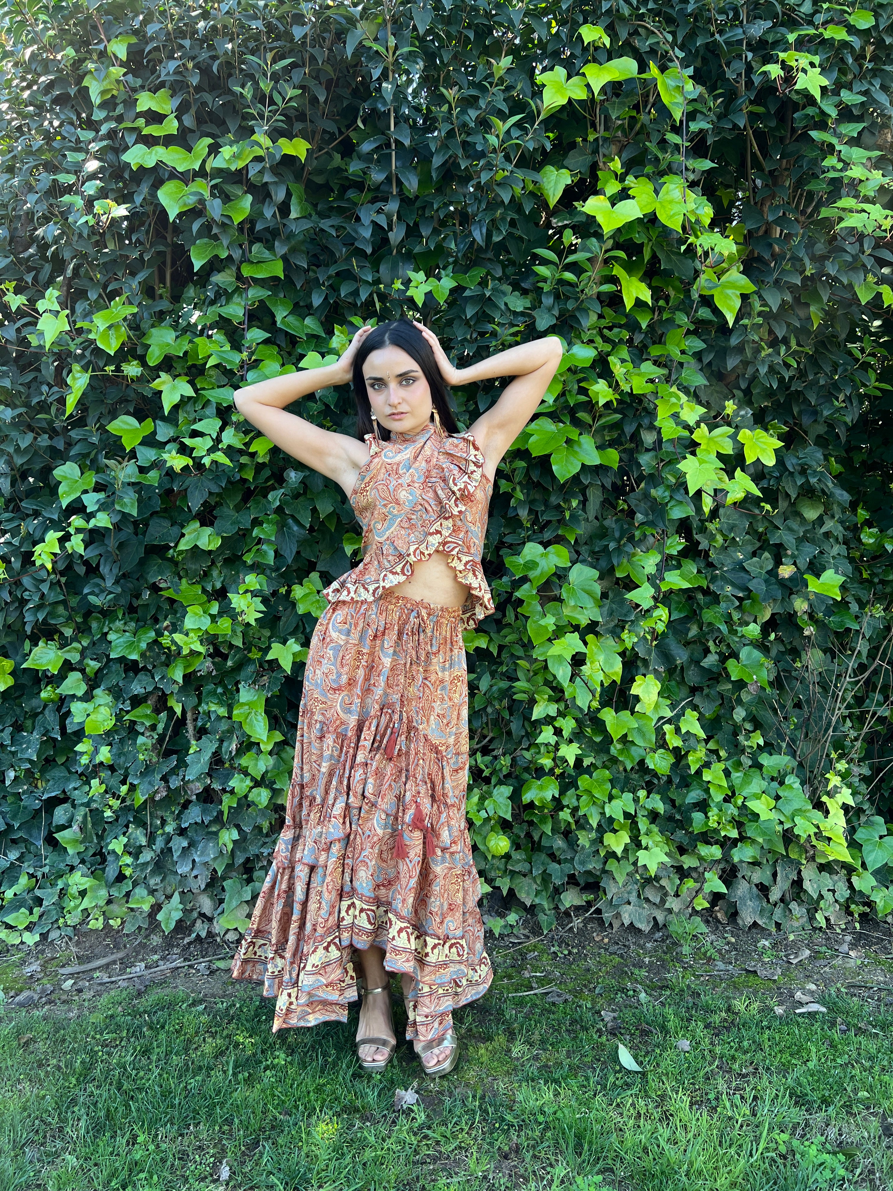 Conjunto Rocío marrón