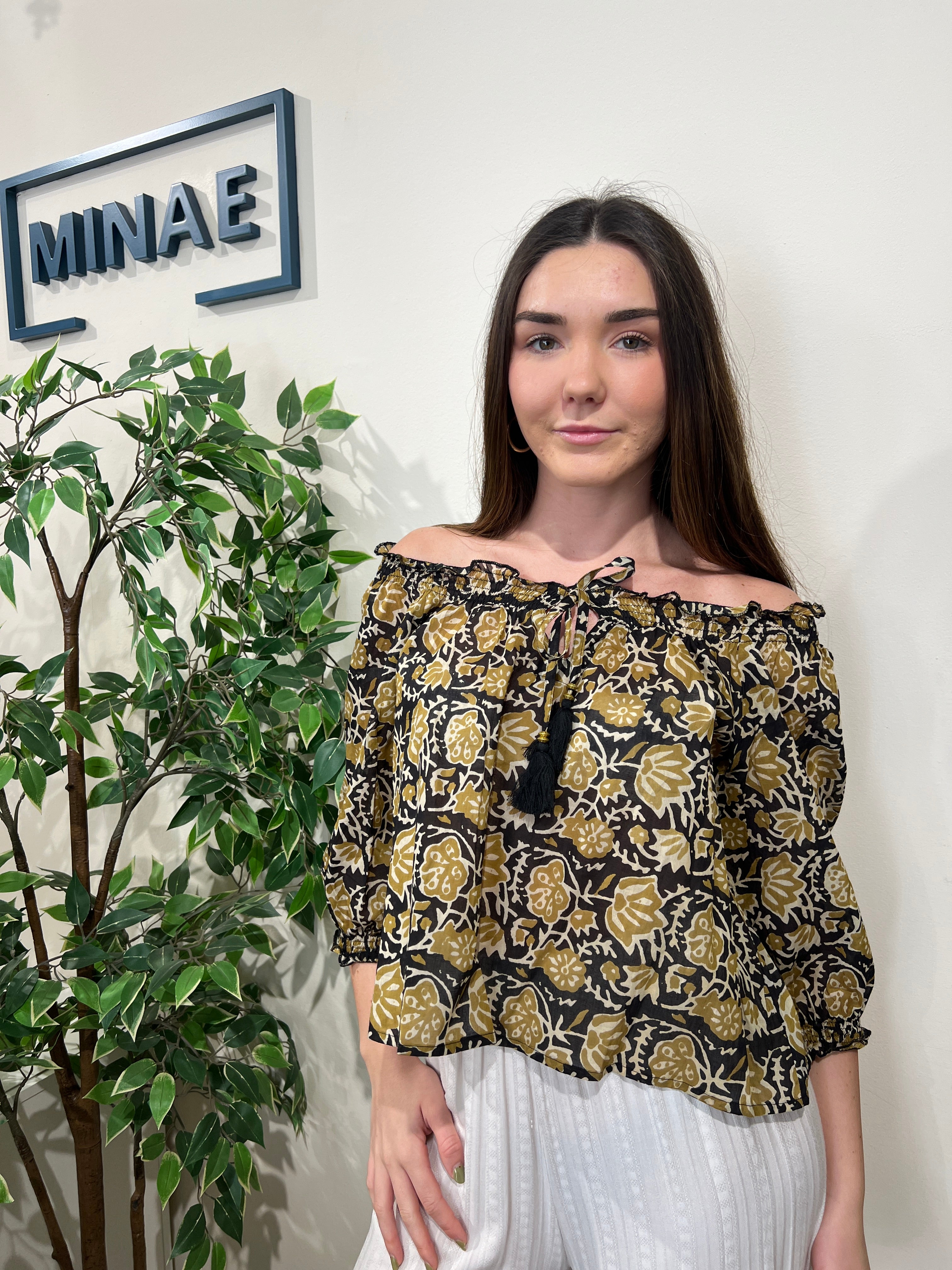 Blusa Priya negra