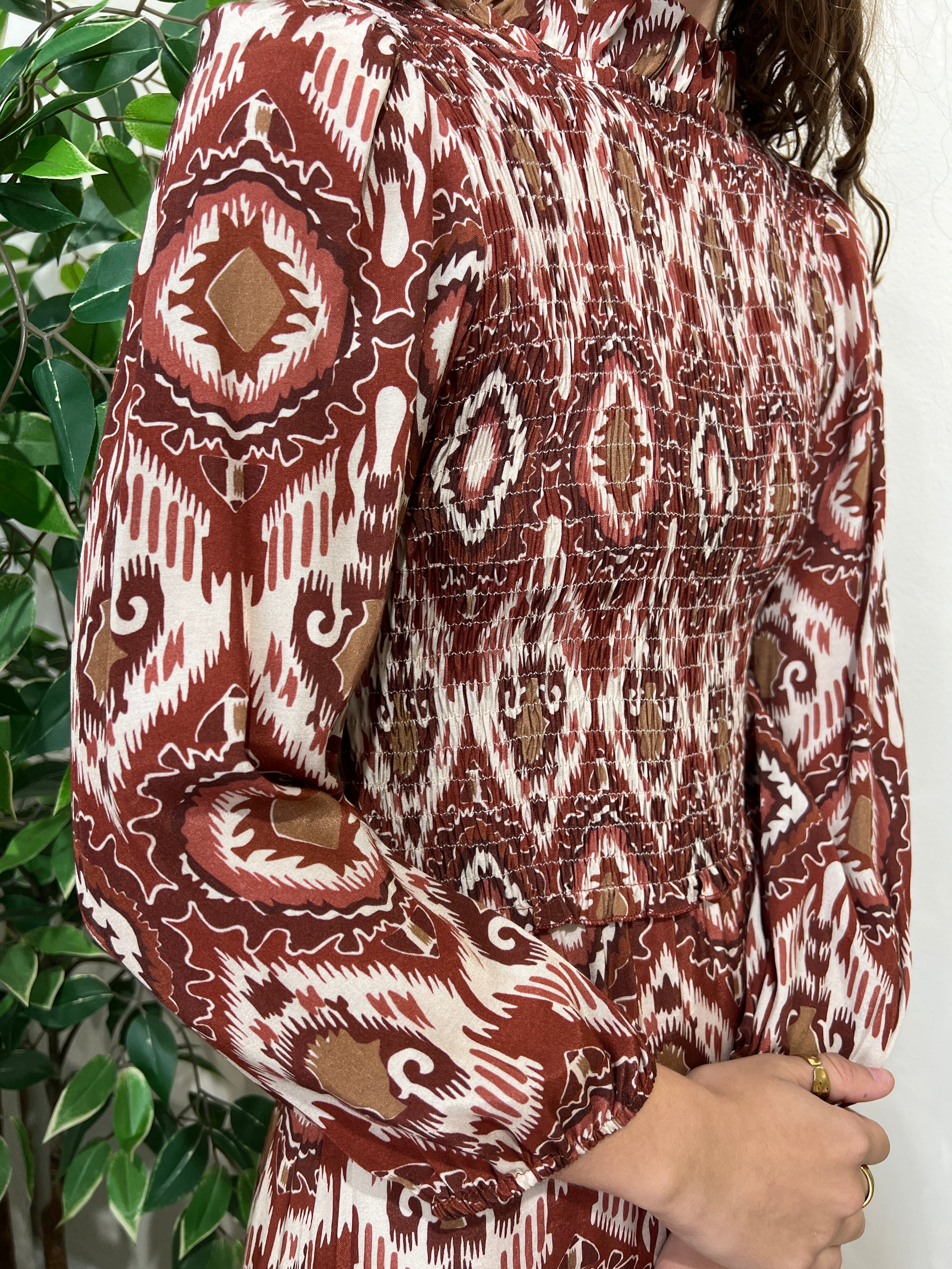 Vestido Delhi estampado