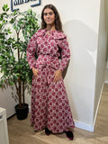 Conjunto Alma blanco y rosa