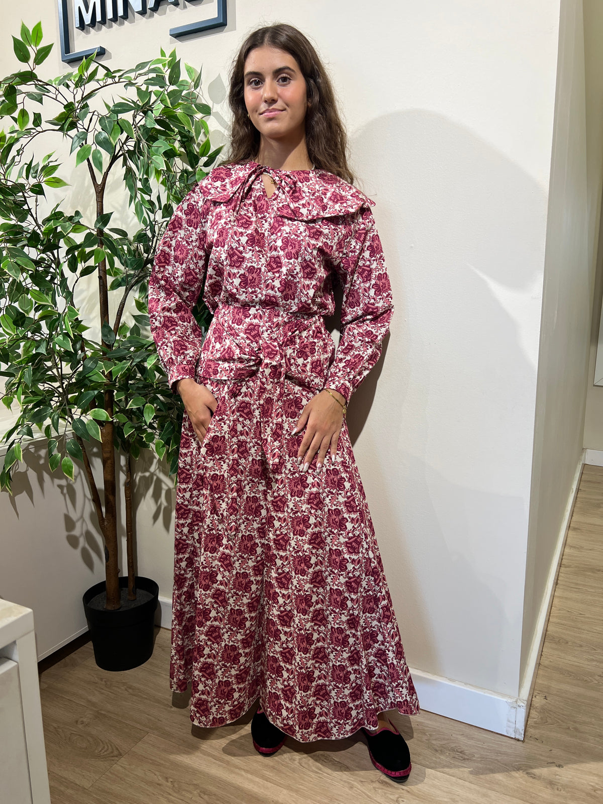 Conjunto Alma blanco y rosa