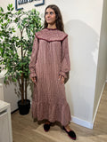 Vestido Ángela granate