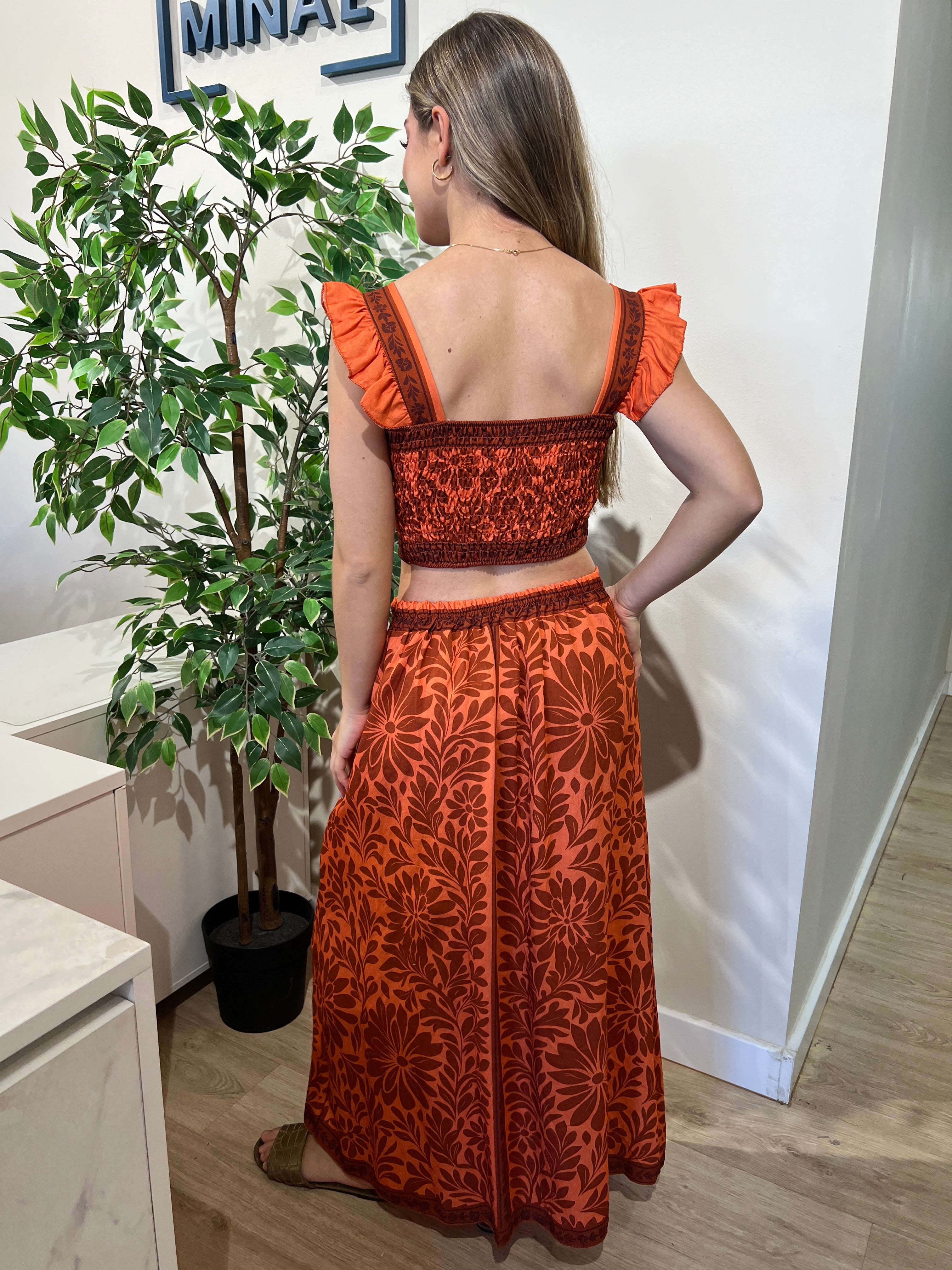 Conjunto Valeria naranja