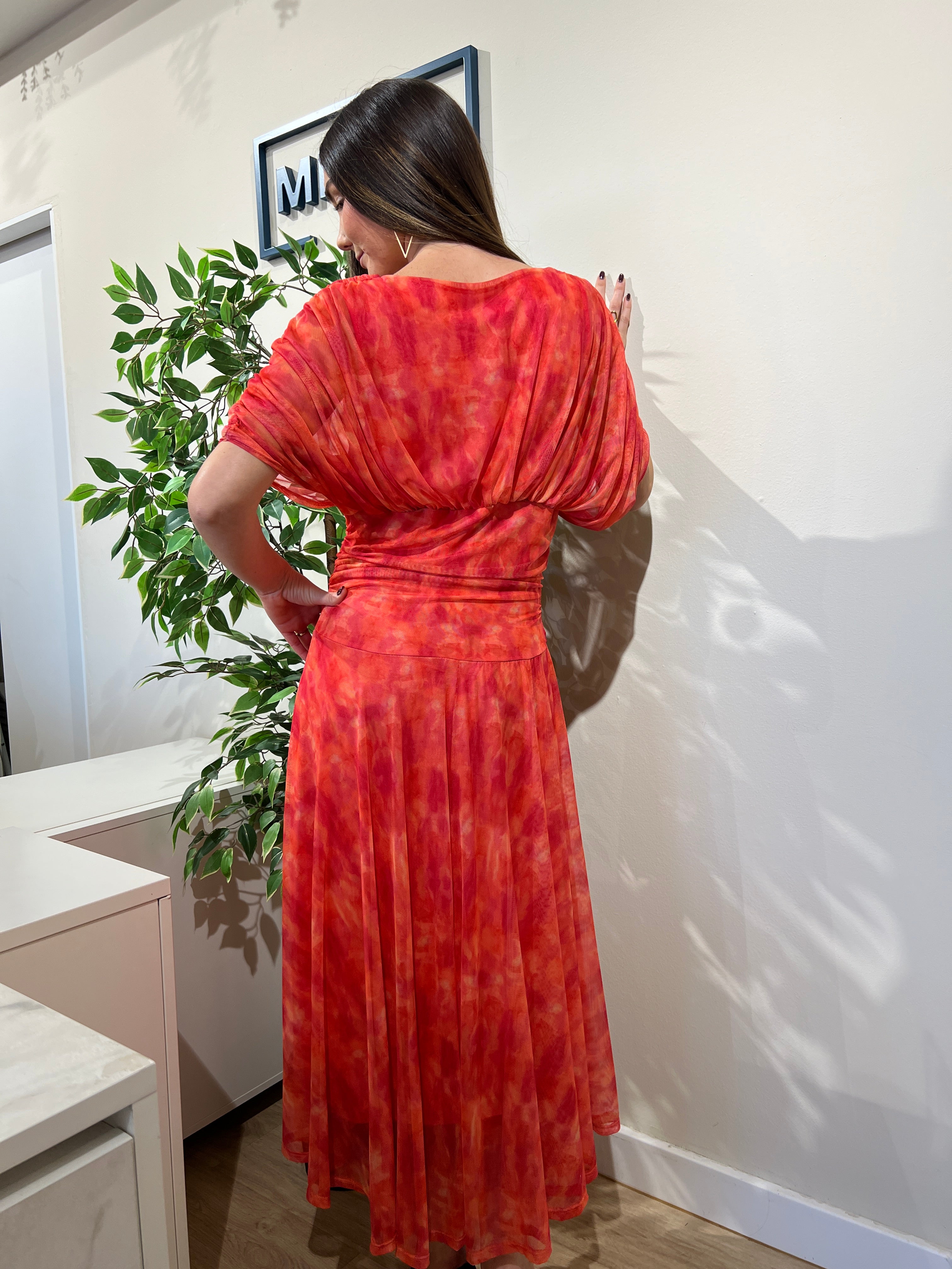Vestido Cloe coral
